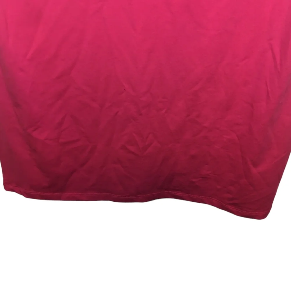 NWT Attitudes by Renee Pink Reversible V-Neck/Crew Neck T-Shirt - Size M πΈπ - Picture 6 of 12